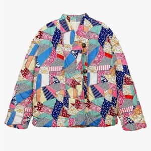 Puffer Jacket Winter Trend Print Quilted Jacket